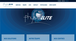 Desktop Screenshot of physioelite.net